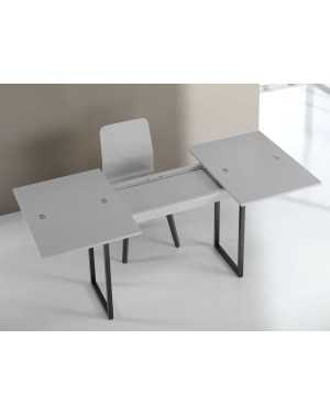 Table Console Extensible QUATTRO pieds metal