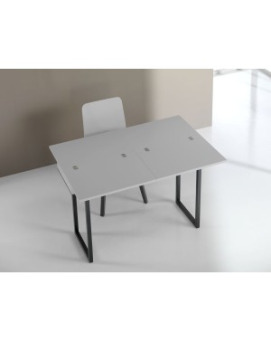 Table Console Extensible QUATTRO pieds metal