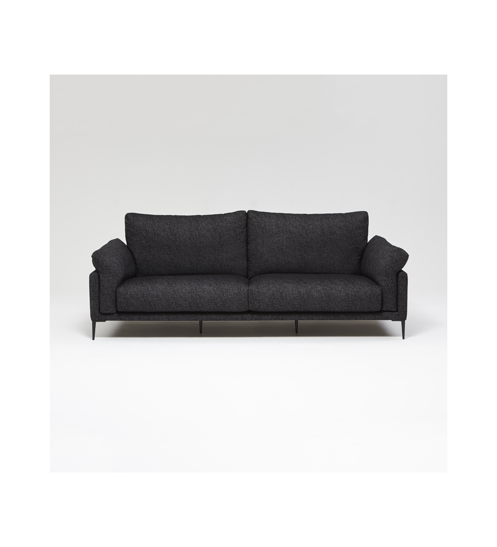 Tissu Divine chiné Noir Tissu Divine chiné Noir