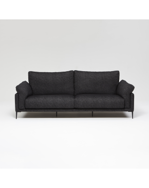 Tissu Divine chiné Noir