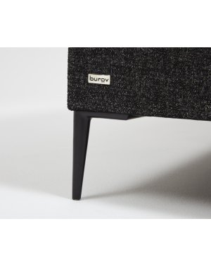 Promo Canapé Burov Beaubourg 2 places Tissu Anthracite catégorie 5