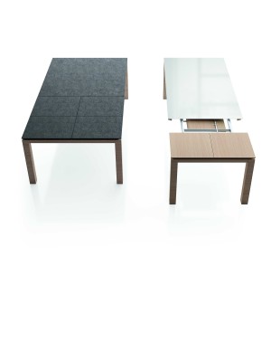 Table rectangulaire extensible Lucie