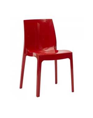 Chaise empilable Rouge Falena