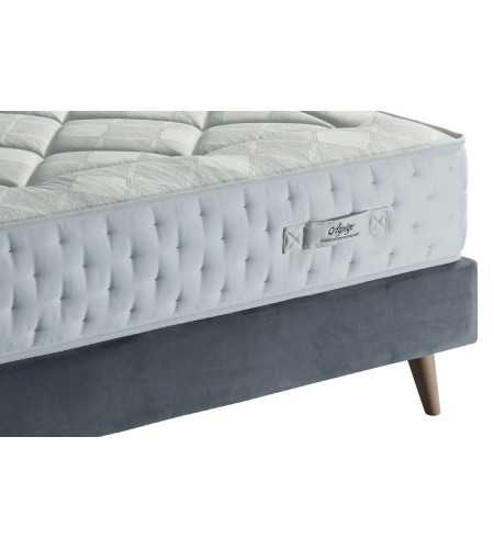 detail matelas ressort treca arpege sommier gris