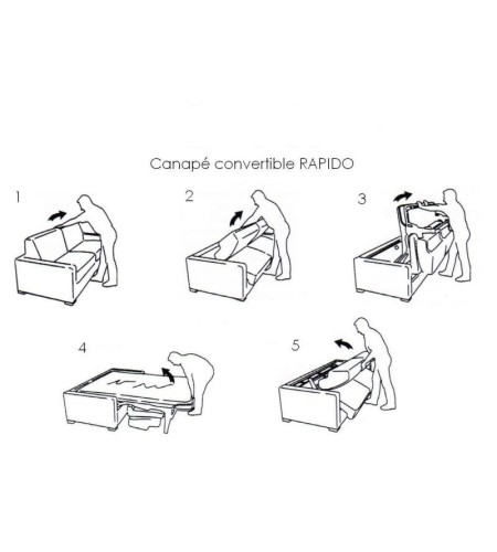 Canape convertible Zero - Petite largeur