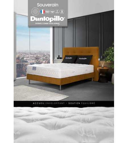 etiquette matelas dunlopillo latex souverain