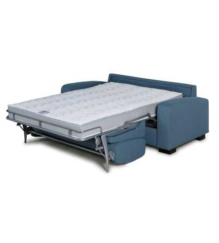 canape convertible ouverture assistée Leonardo de Confortplus avec matelas épaisseur 18 cm, bande 3D ultra-respirantes