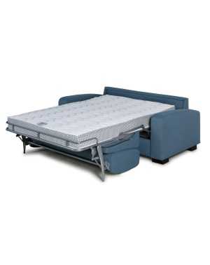 canape convertible ouverture assistée Leonardo de Confortplus avec matelas épaisseur 18 cm, bande 3D ultra-respirantes