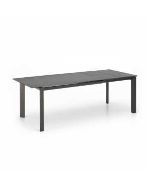 Table Account gris, ouverte