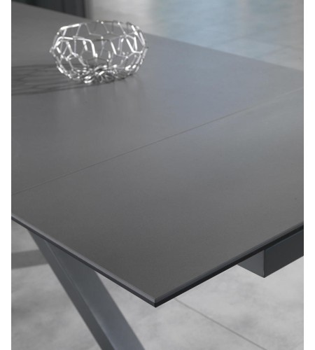 Table Ceramica1 plateau gris