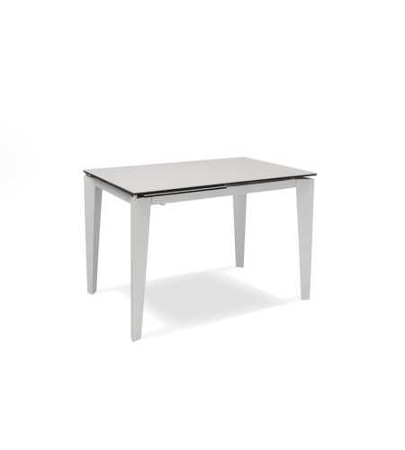 Table ceramica 2 plateau blanc