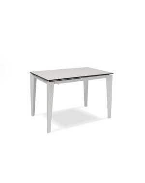 Table ceramica 2 plateau blanc