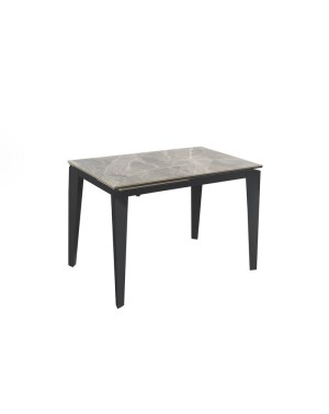 Table ceramica 2 plateau marbre gris