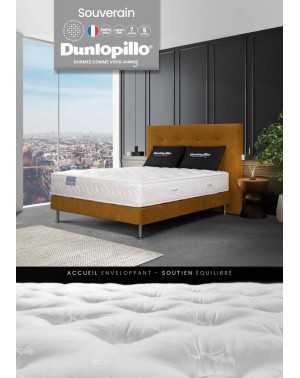 etiquette matelas dunlopillo latex souverain